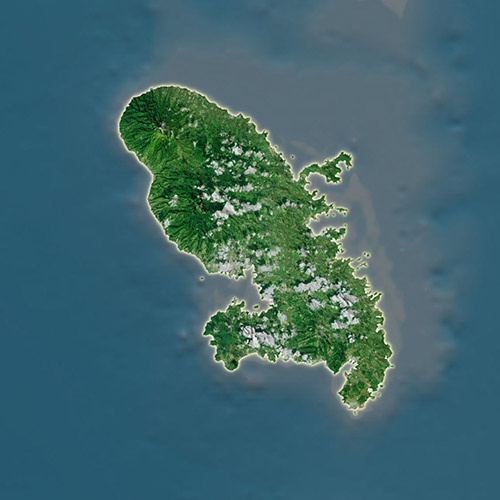 Carte Martinique